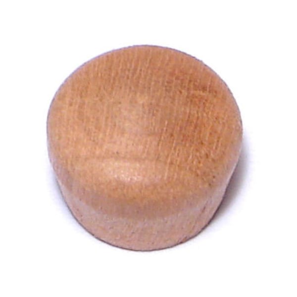 3/8" Cherry Wood Round Head Plugs 100PK
